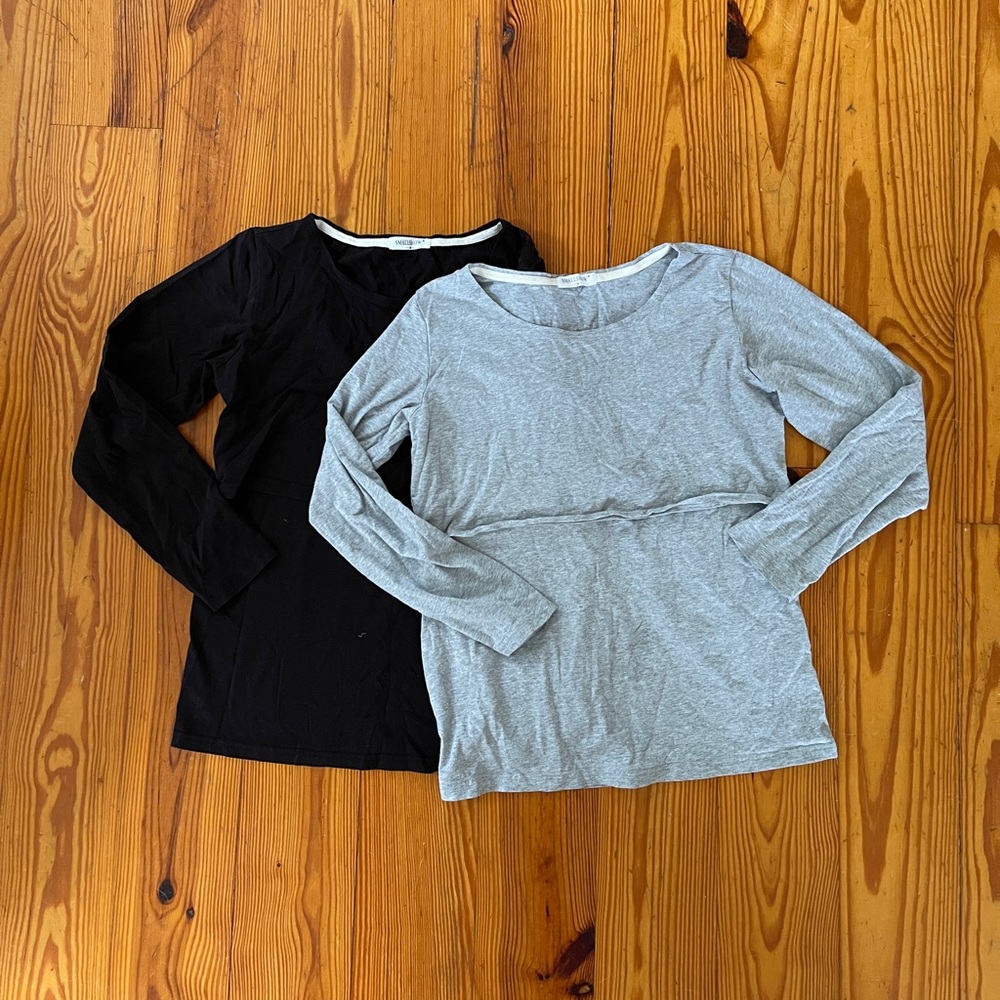 Nursing/Breastfeeding Long Sleeve Shirts